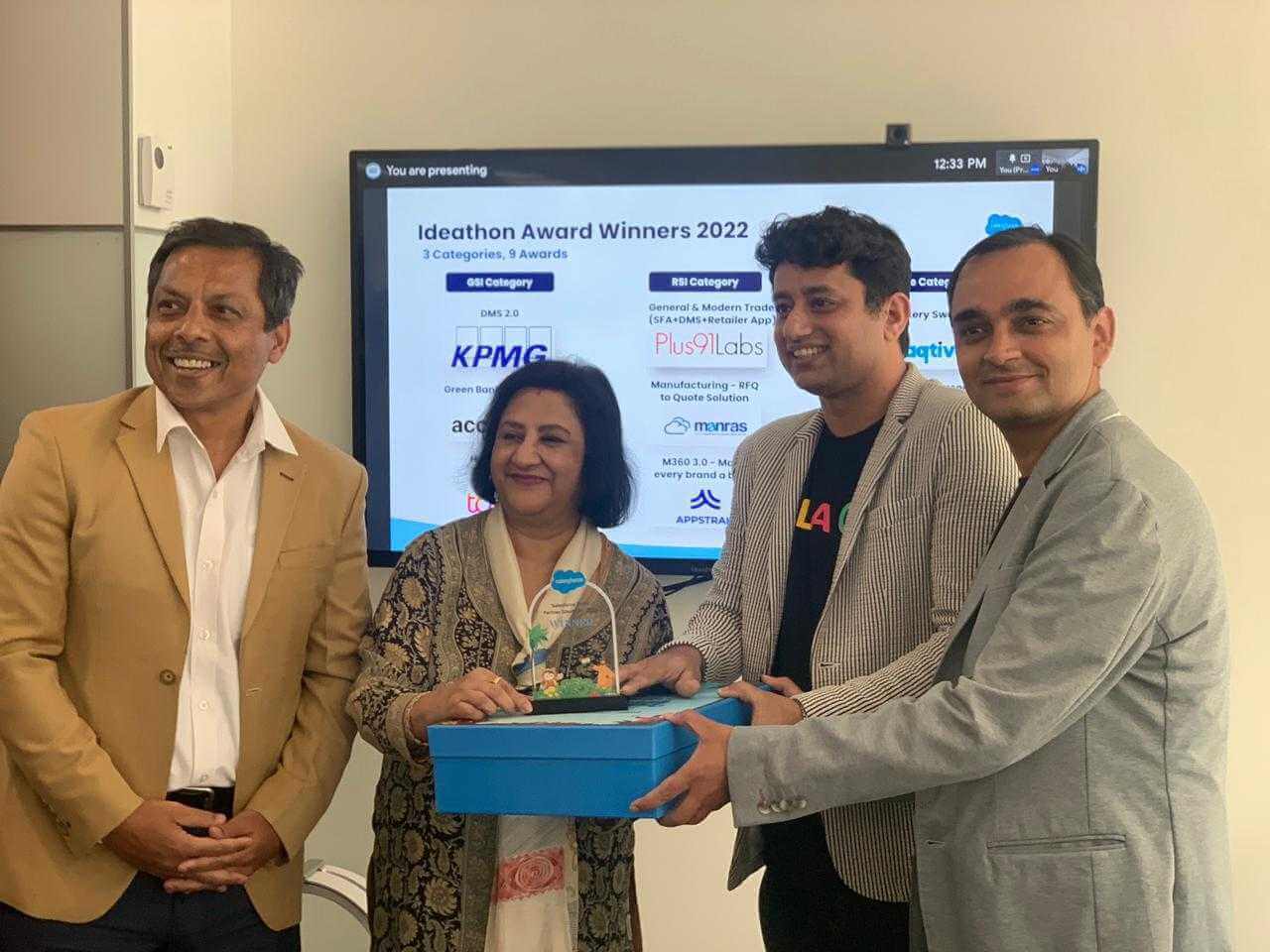 SLACE Solution from CEPTES wins the Salesforce India Partner Ideathon 2022 Award 